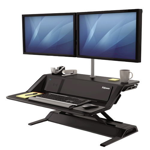 Estación de trabajo Sit-Stand Lotus DX Negro