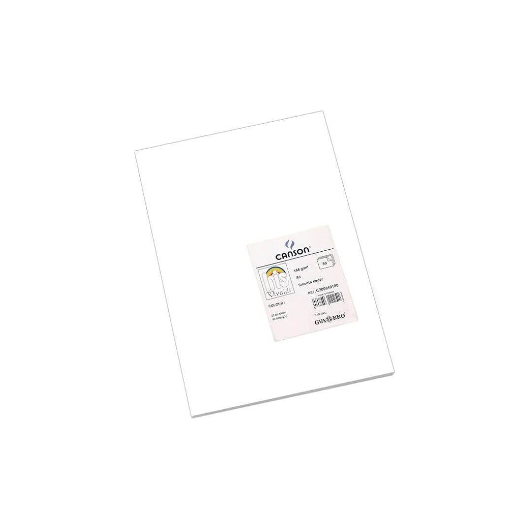 Cartolina Iris A3 185g blanc (pack 50)