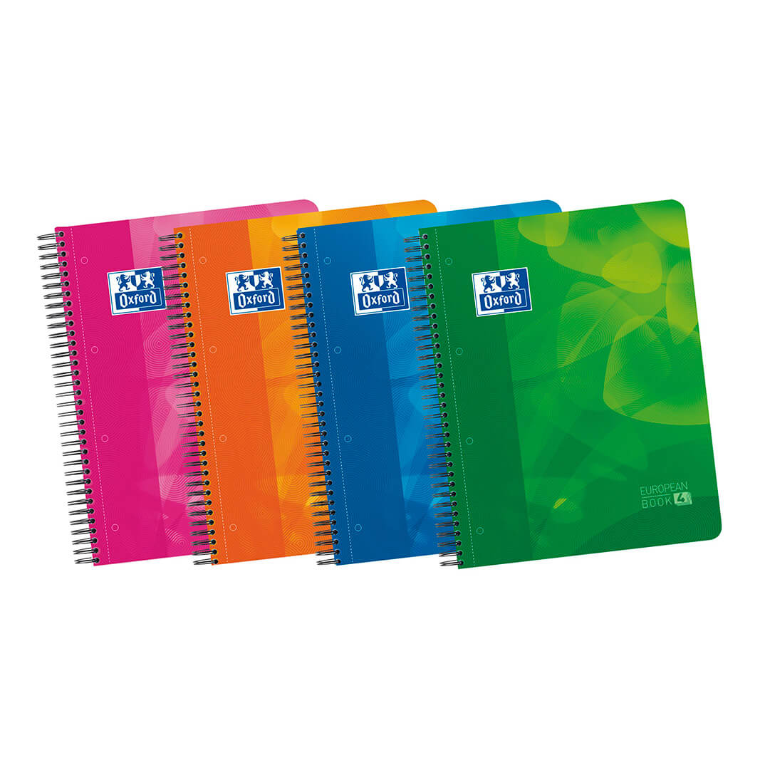 Cuaderno Oxford European A4 C5 120 h surtido