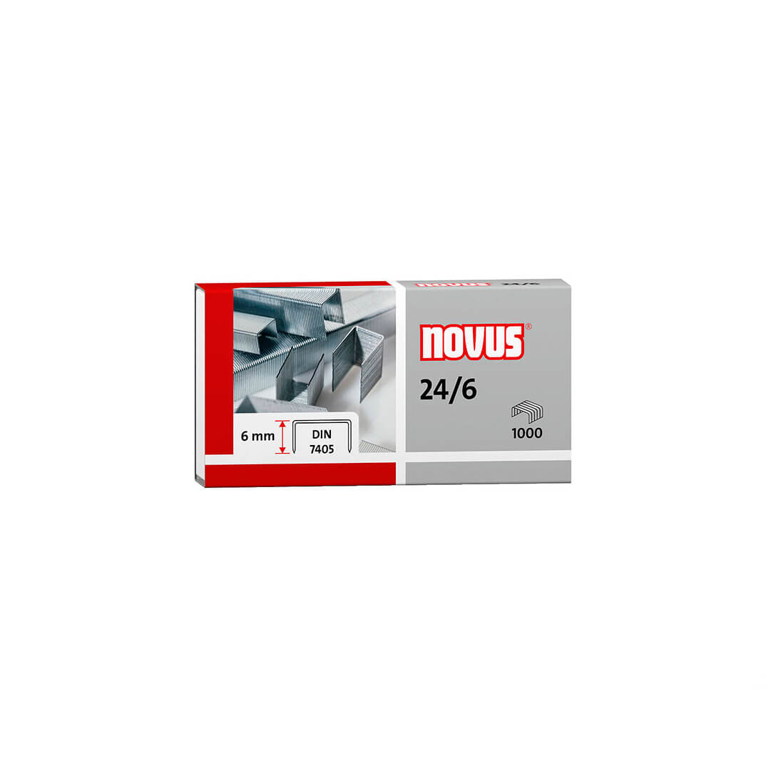 Grapas Novus 24/6 (c/ 1000)