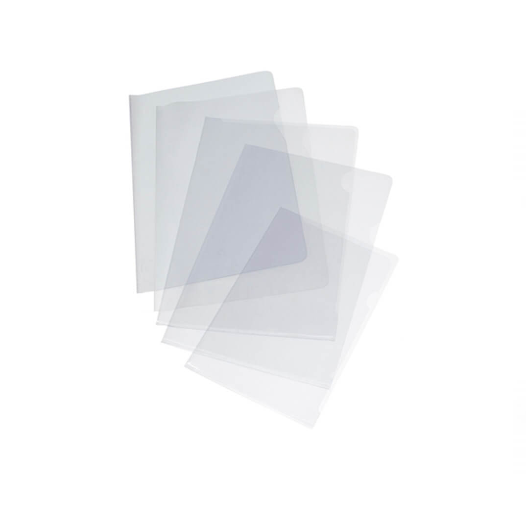 Pack 100 dosier uñero A4 PVC 150 micras transp