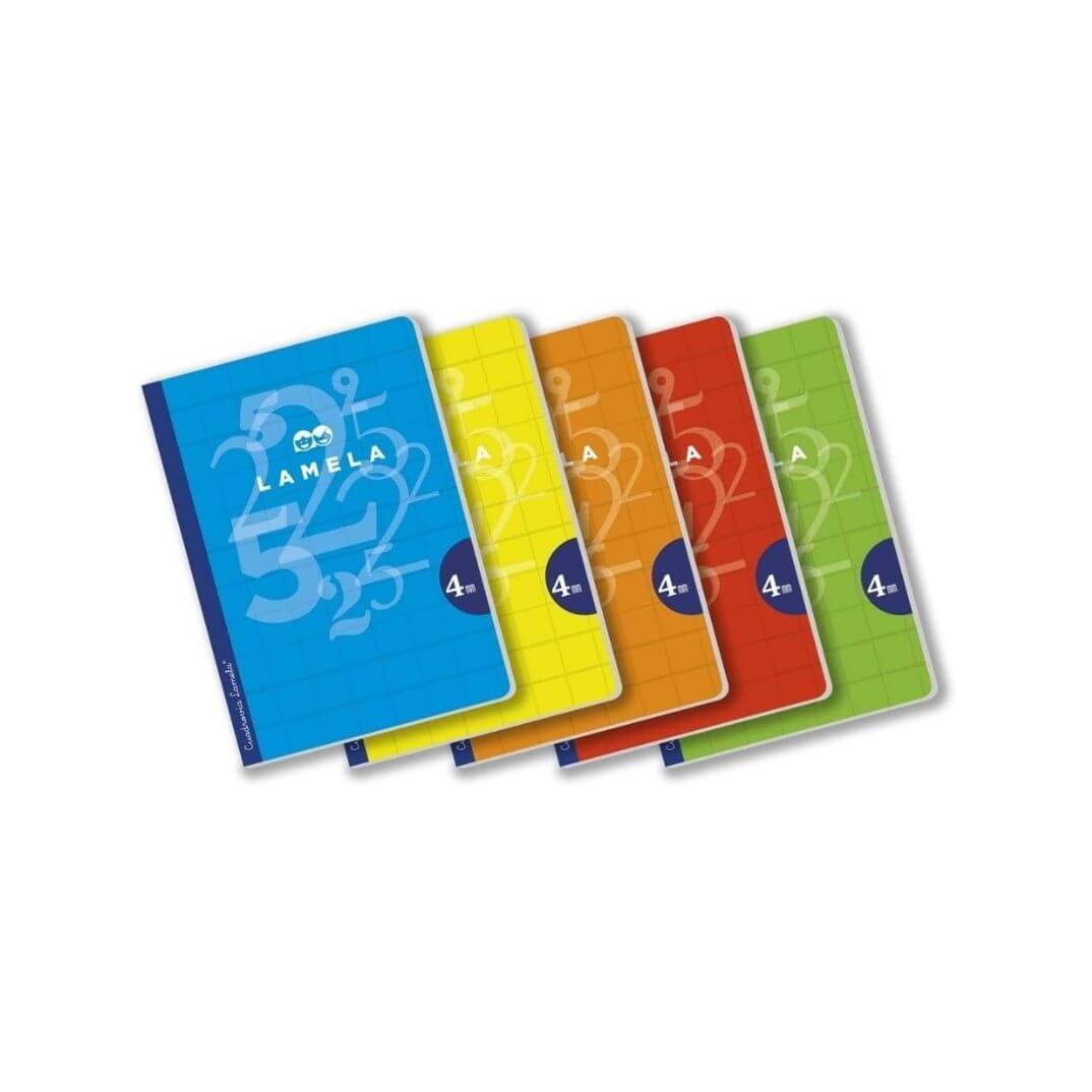 Libreta cubierta básica A4 50h 4mm surtido