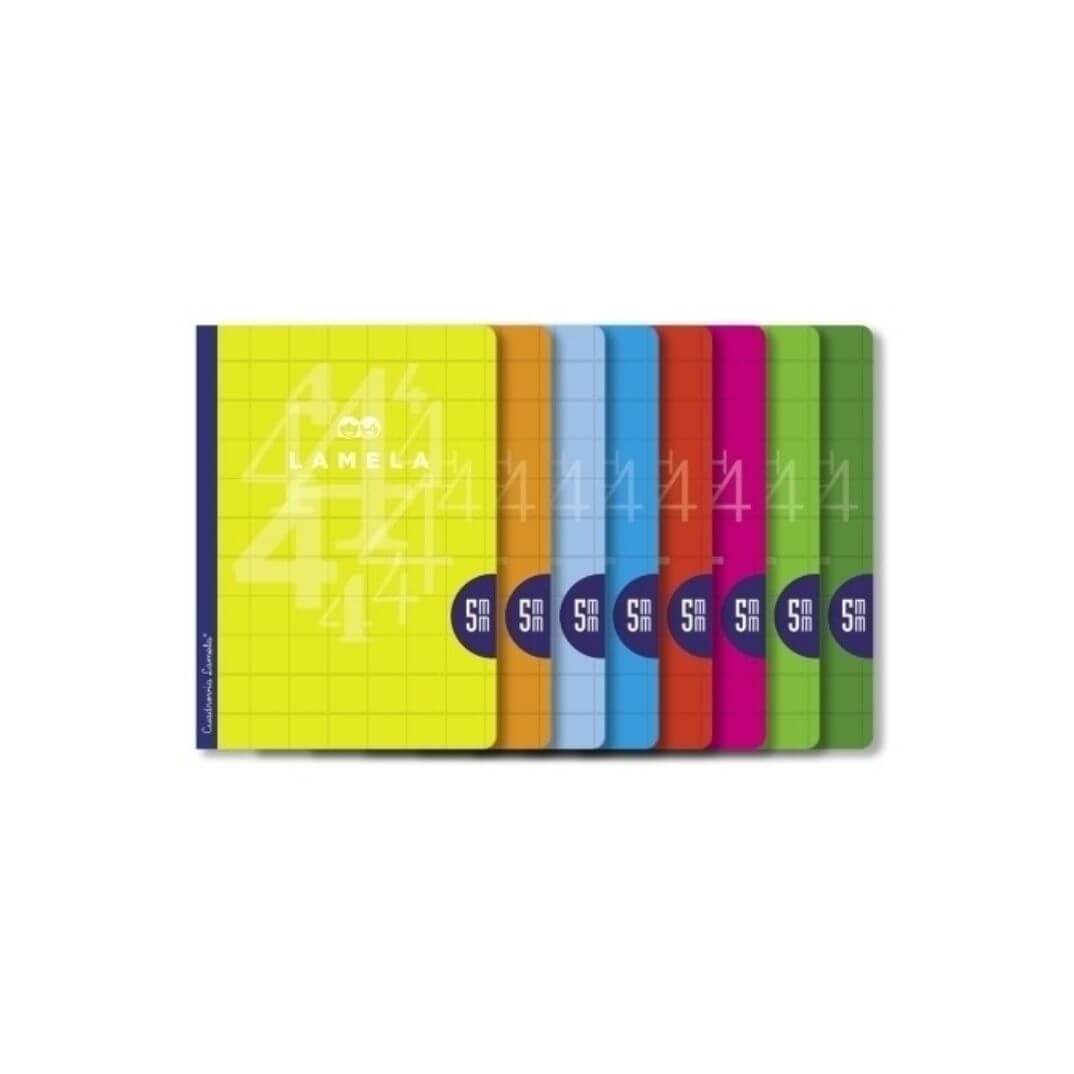 Llibreta cobierta bàsica A4 50h 5mm assortit