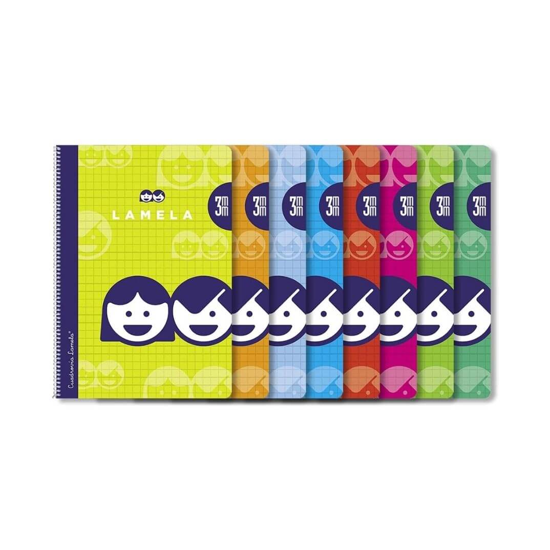 Cuadernos Cubierta Básica Cuarto 3mm surtido