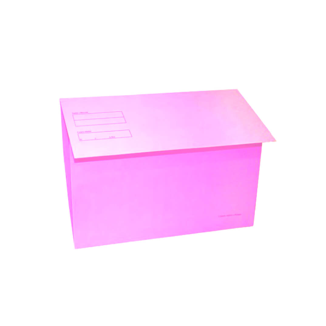 Pack 100 subcarpetas A4 215g solapa rosa