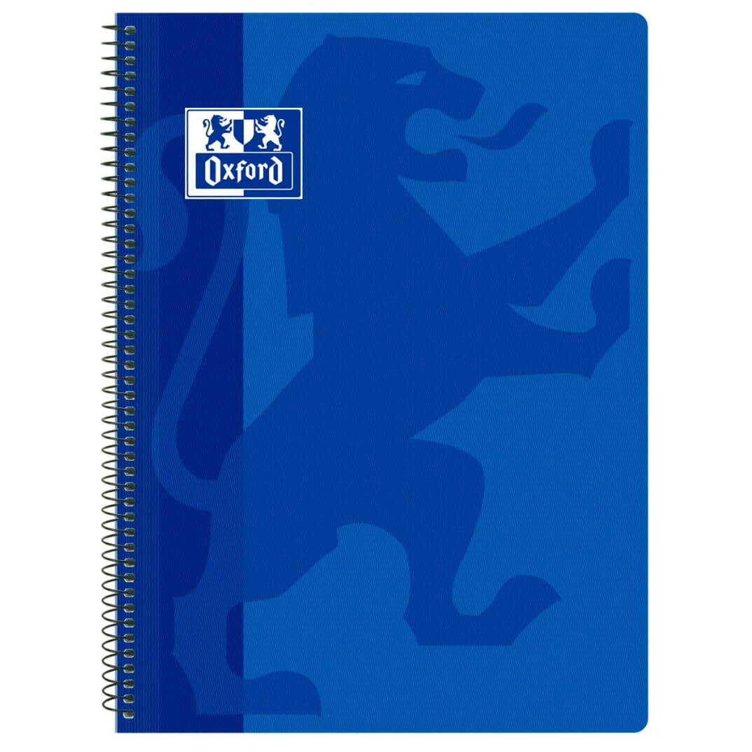 Cuaderno Oxford Classic tapas plástico azul marino