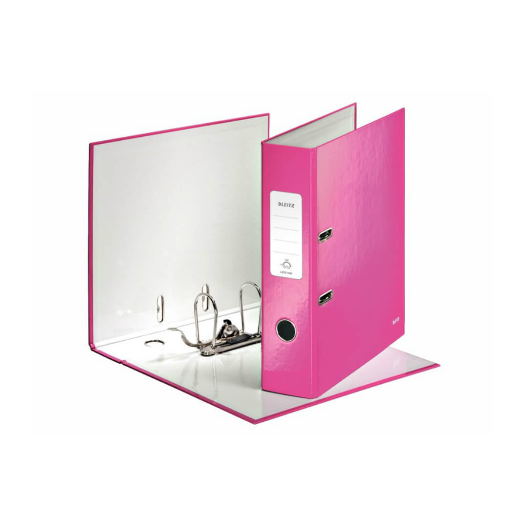 Archivador Leitz WOW 180° fucsia