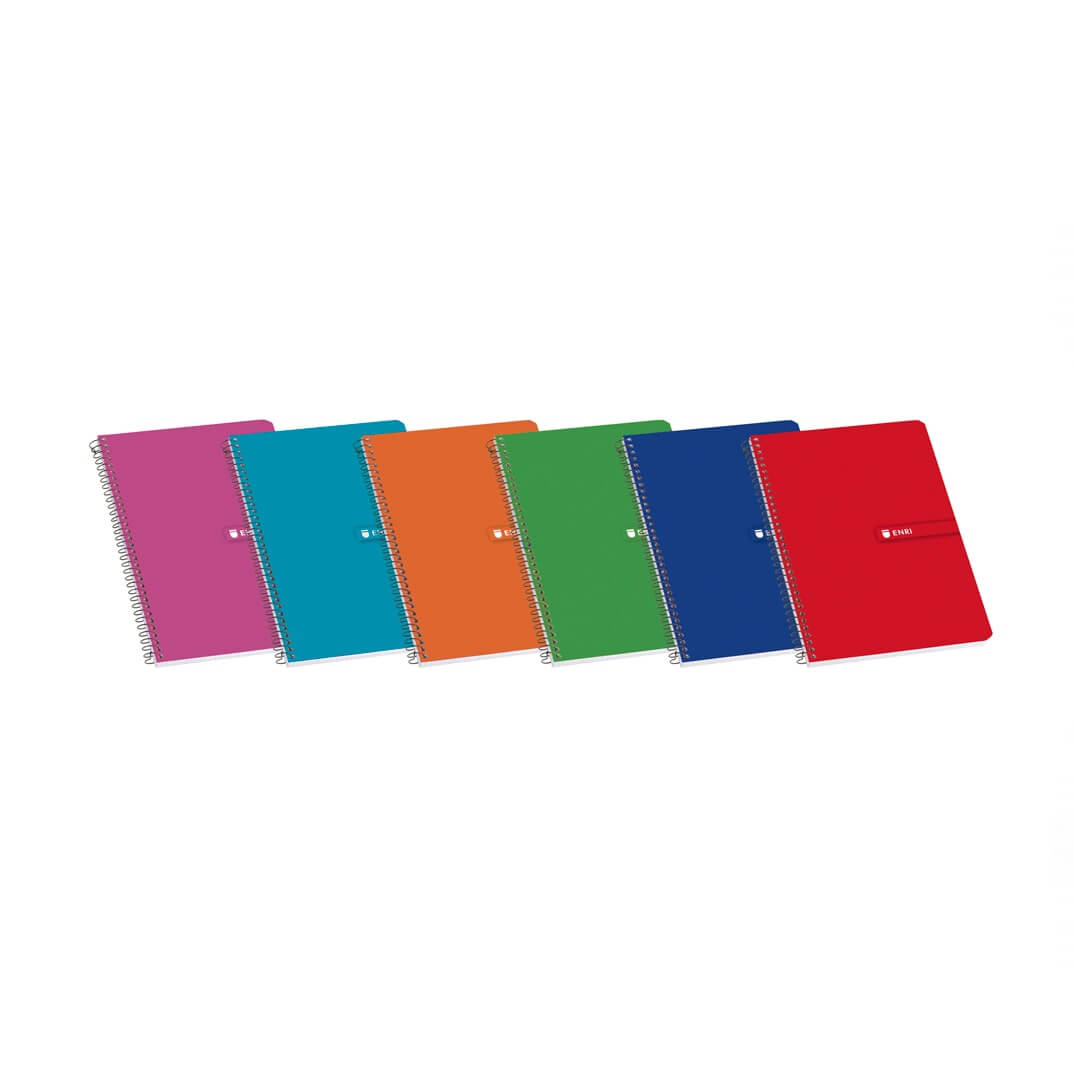 Cuaderno Enri 1/4 C4 con margen surtidos