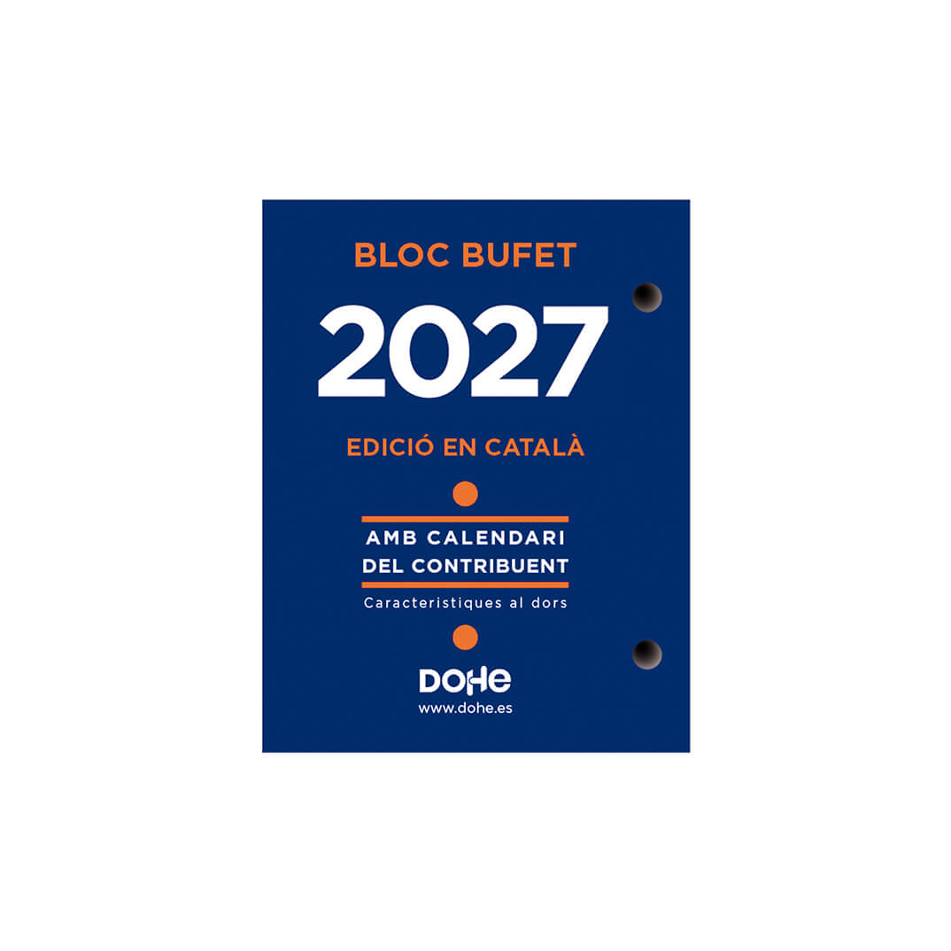 Bloc calendari sobretaula Dohe Català 85x110mm