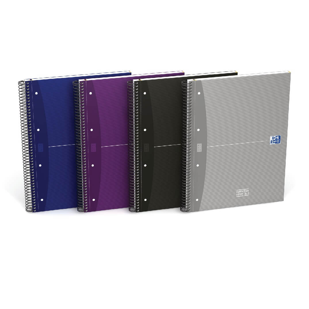 Quadern espiral A4+ 4 colors + separadors 120 f