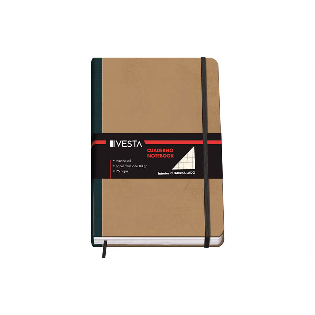 Cuaderno Vesta Nature A5 cuadrícula