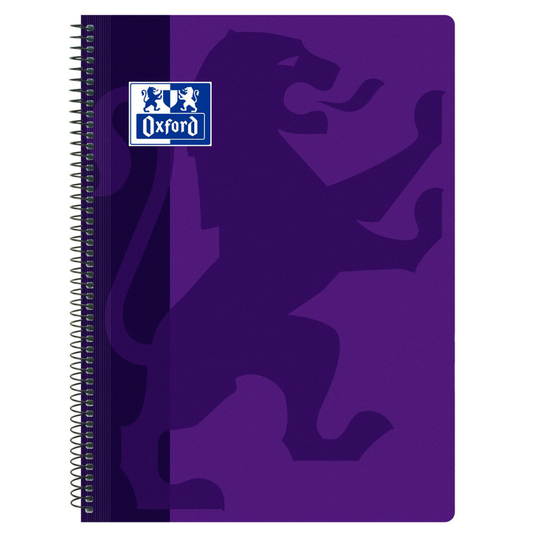 Cuaderno Oxford Classic tapas plástico violeta
