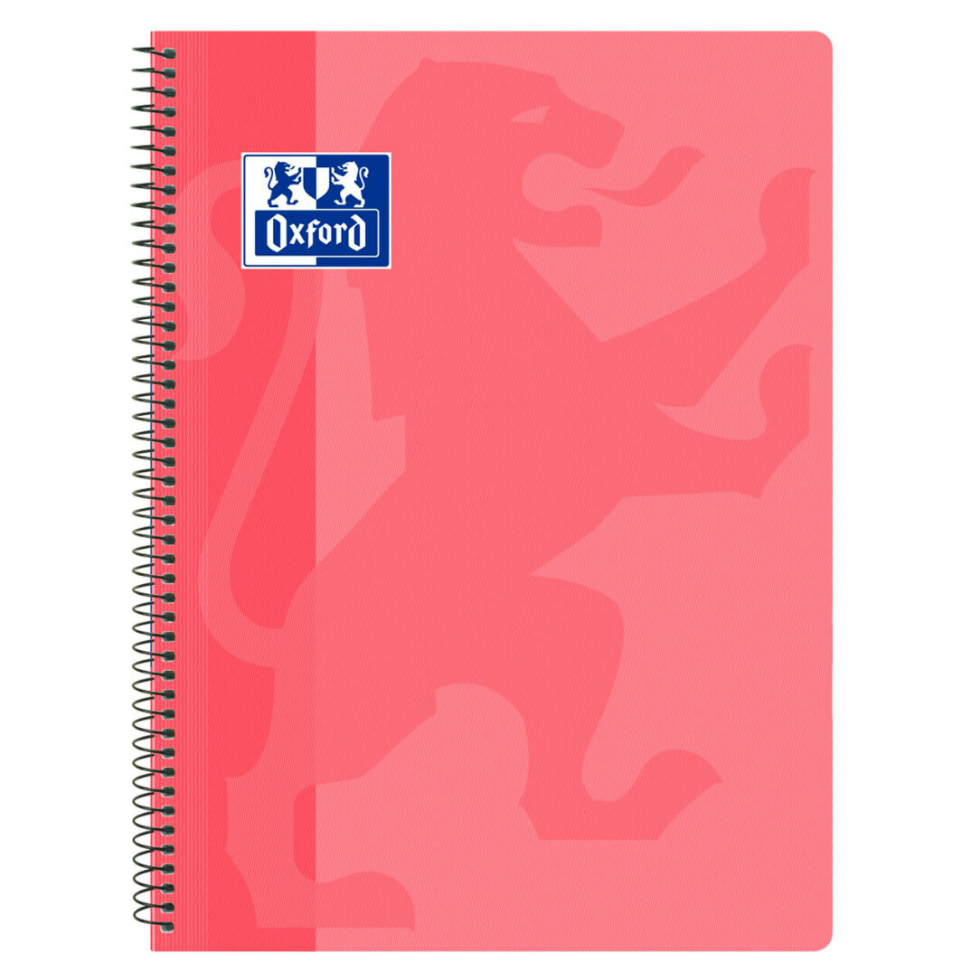 Quadern Oxford Classic tapes plàstic rosa xiclet
