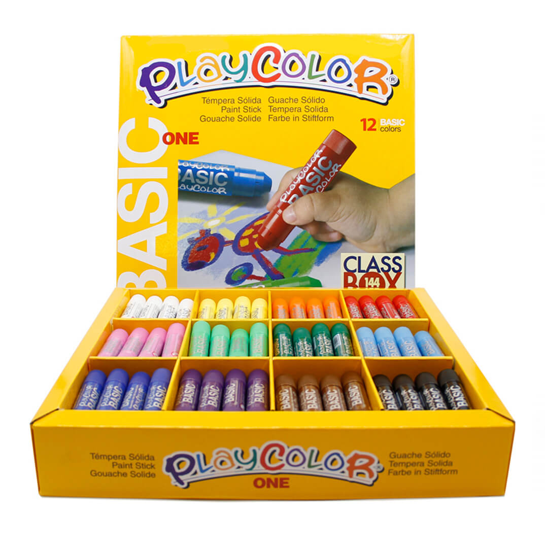 Estuche 144 temperas Playcolor surtido color