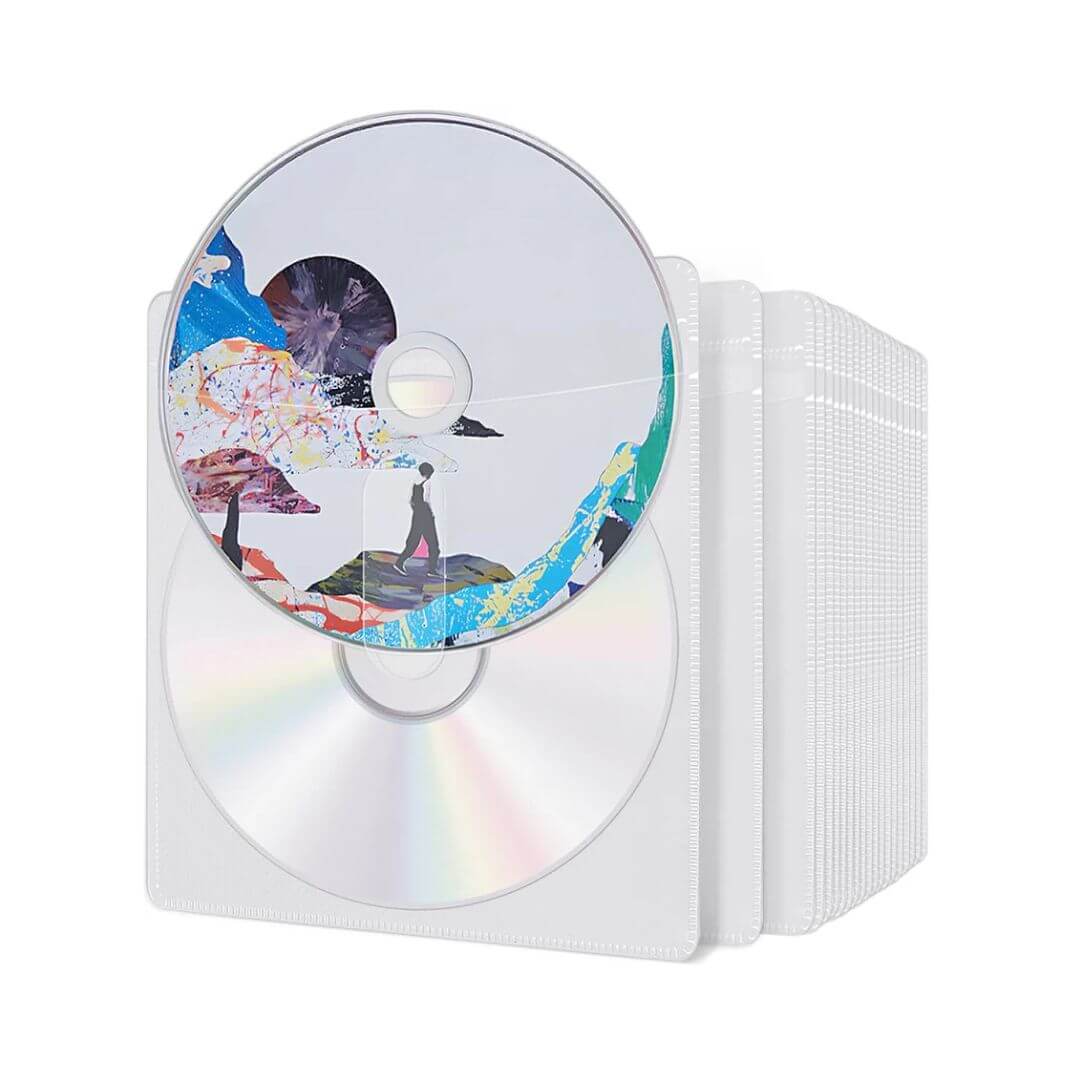 Funda CD 130x130x40mm PVC Llis 0/18 2 butxaques