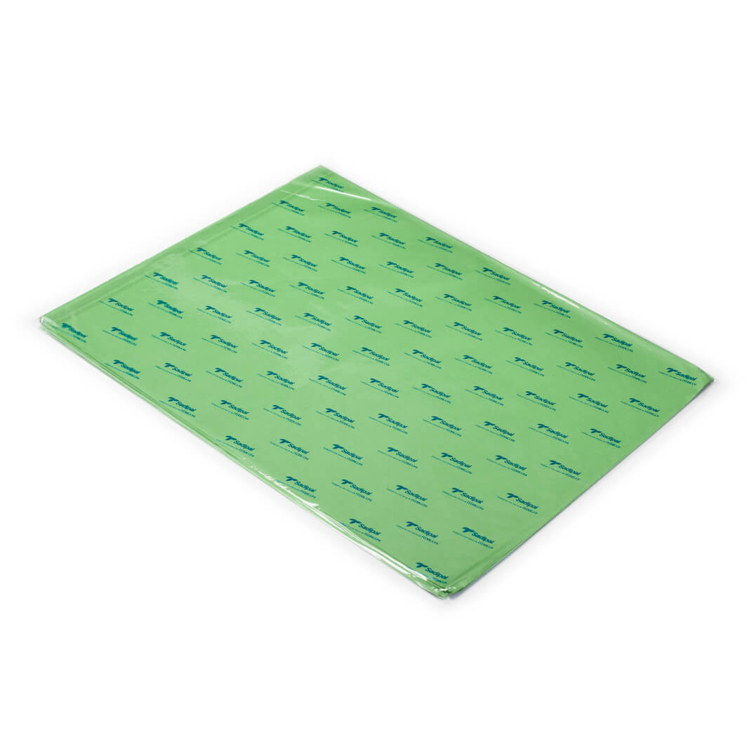 Paper de seda verd miitjà 51 x 76cm (25 fulls)