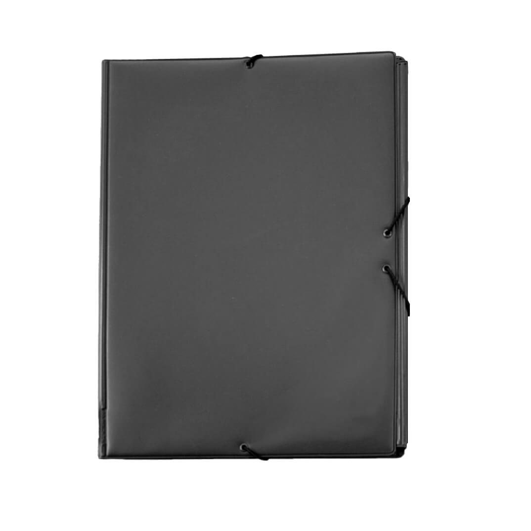 Carpeta amb bossa Foli PVC negre