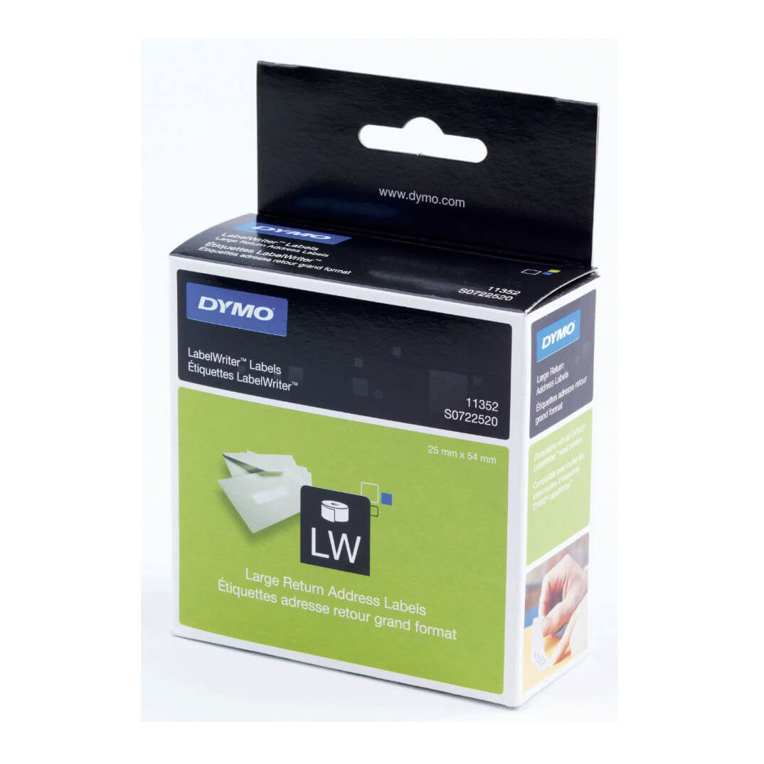 Rollo etiquetas Dymo 25 mm x 54 mm papel remitente