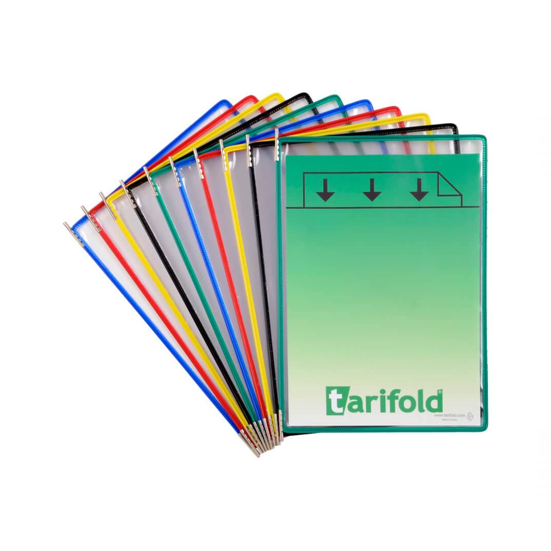 Paquete 10 fundas clasificador Tarifold surtidas
