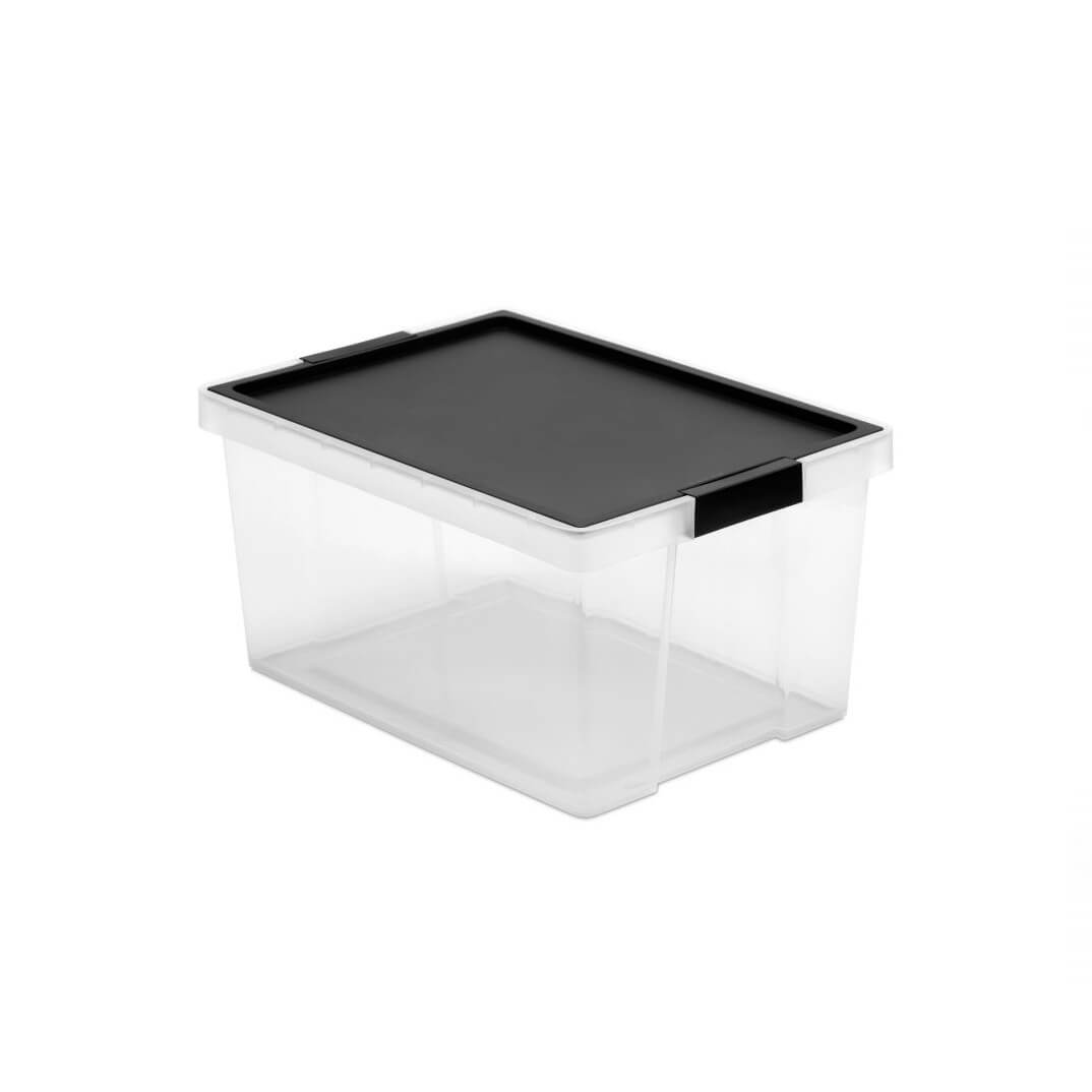 Caja multiusos Tatay 35 litros tapa negra