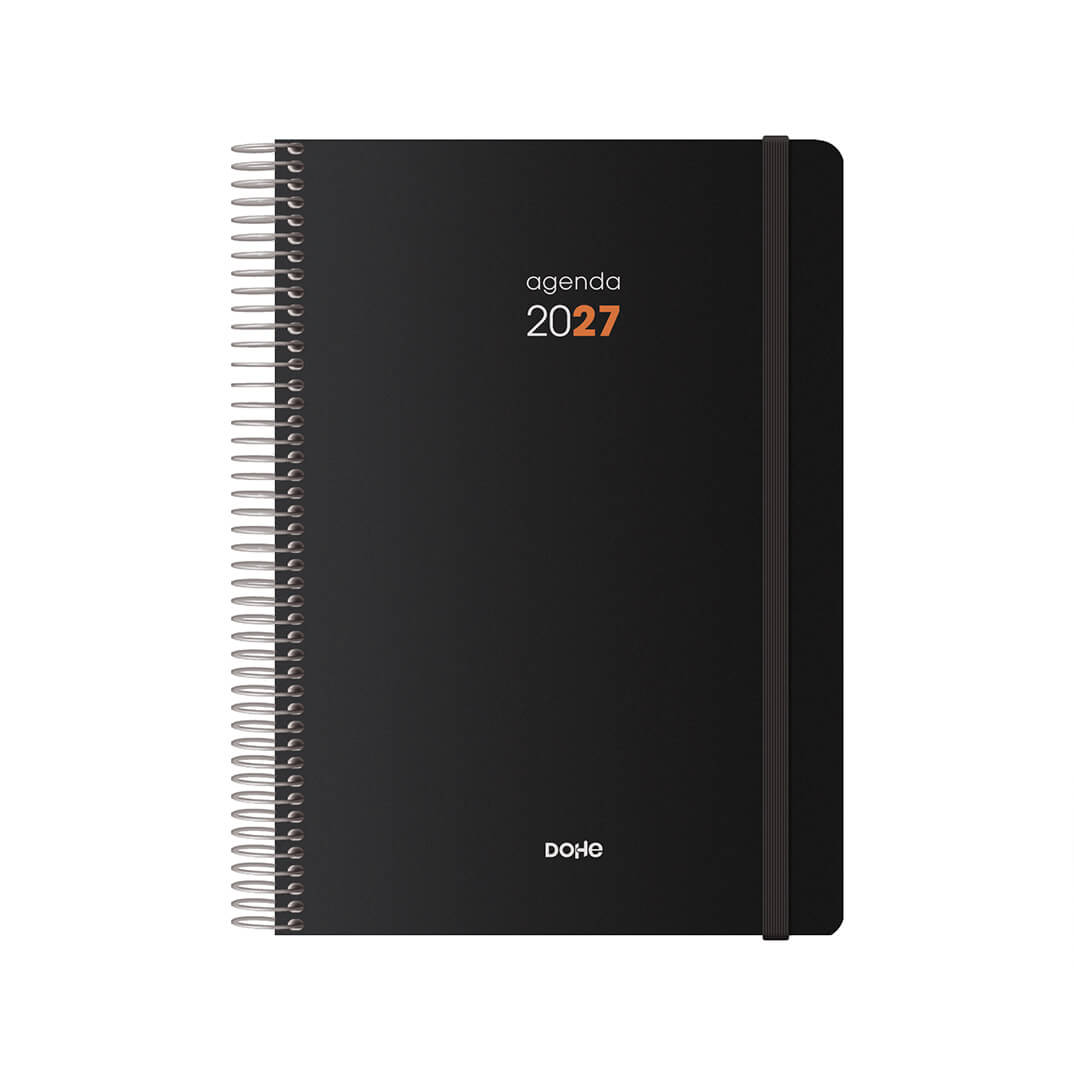 Agenda Dohe Syncro S/V Cast 15x21 negre