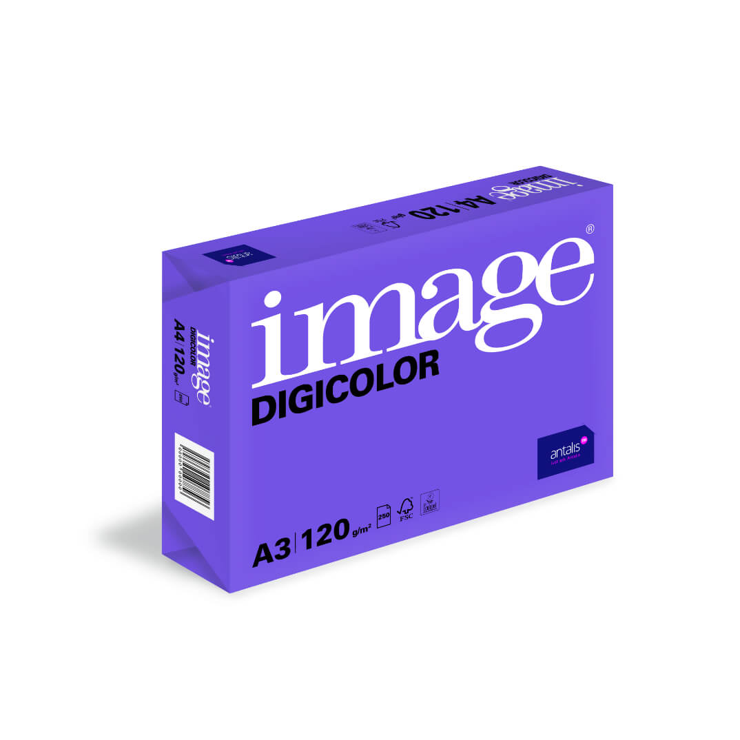 Paquete papel Image Digicolor A3 120g 250 hojas