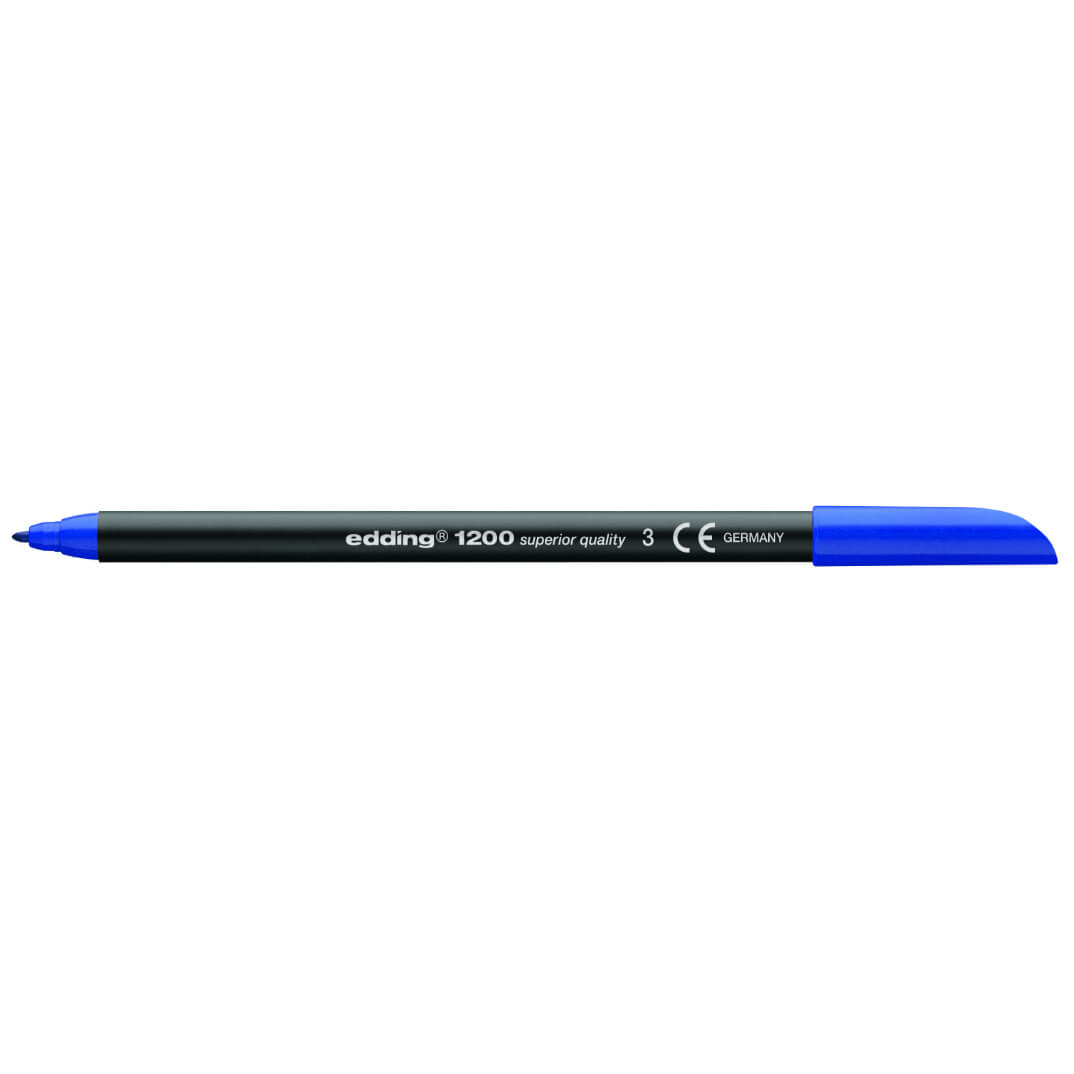 Rotulador edding 1200 azul