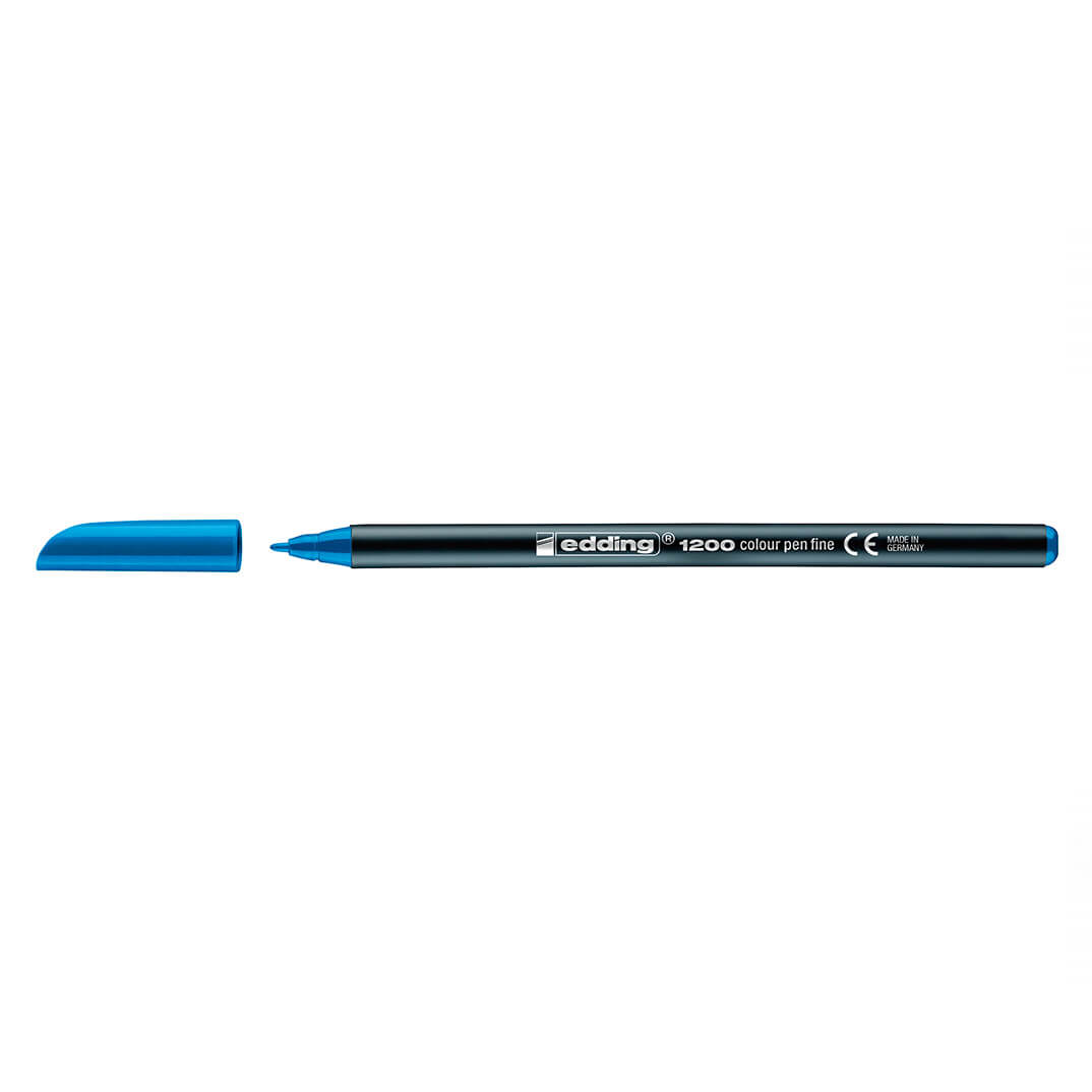 Rotulador edding 1200 azul claro