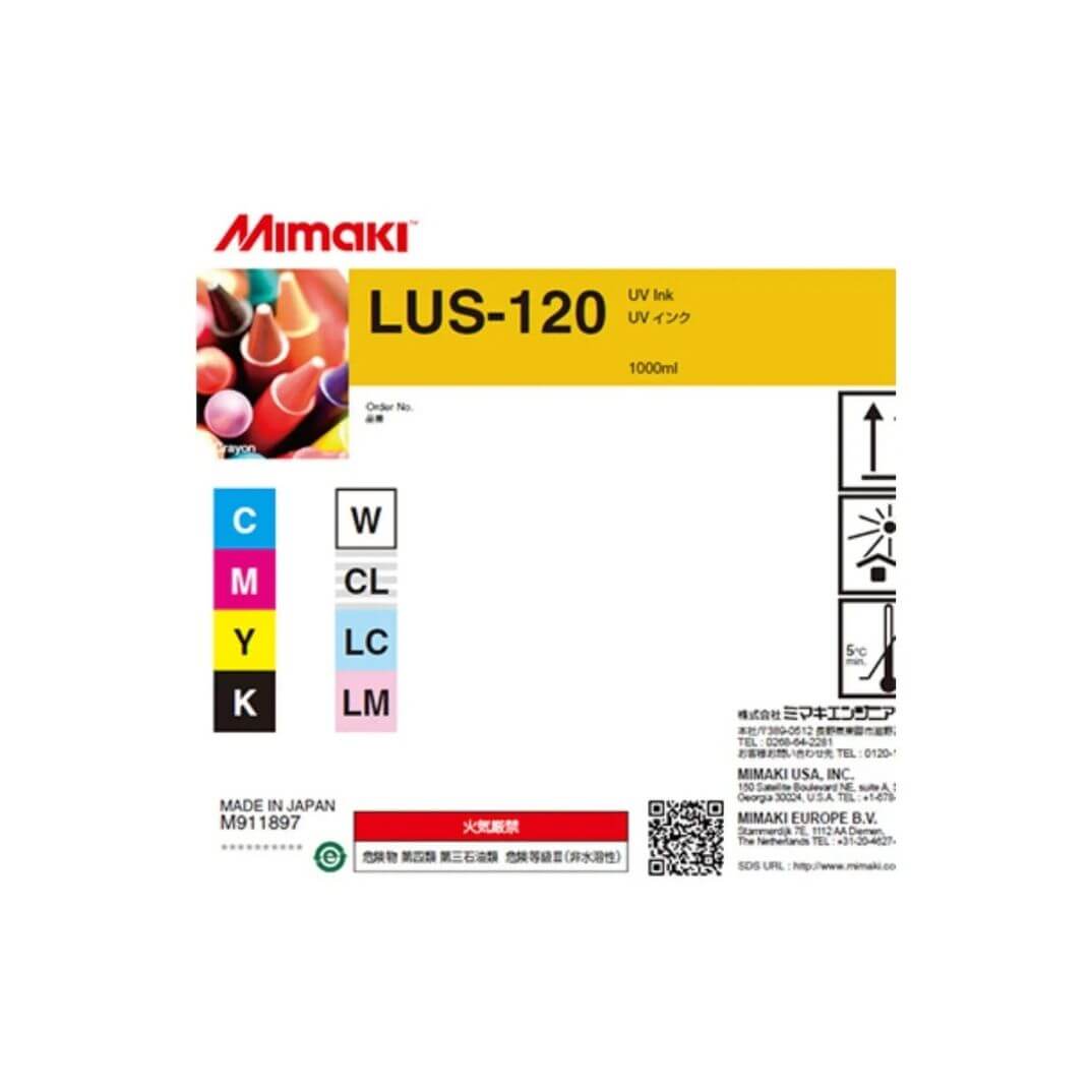 Cartucho tinta Mimaki LUS 120-UV blanco 1000ml