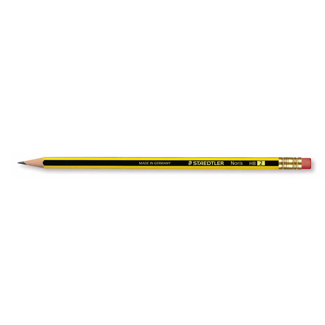 Llapis Staedtler Noris amb goma nº2 HB