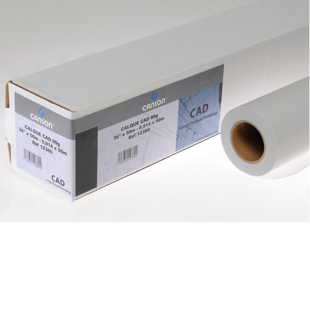 Rotlle Canson vegetal  914mmx50m 95g