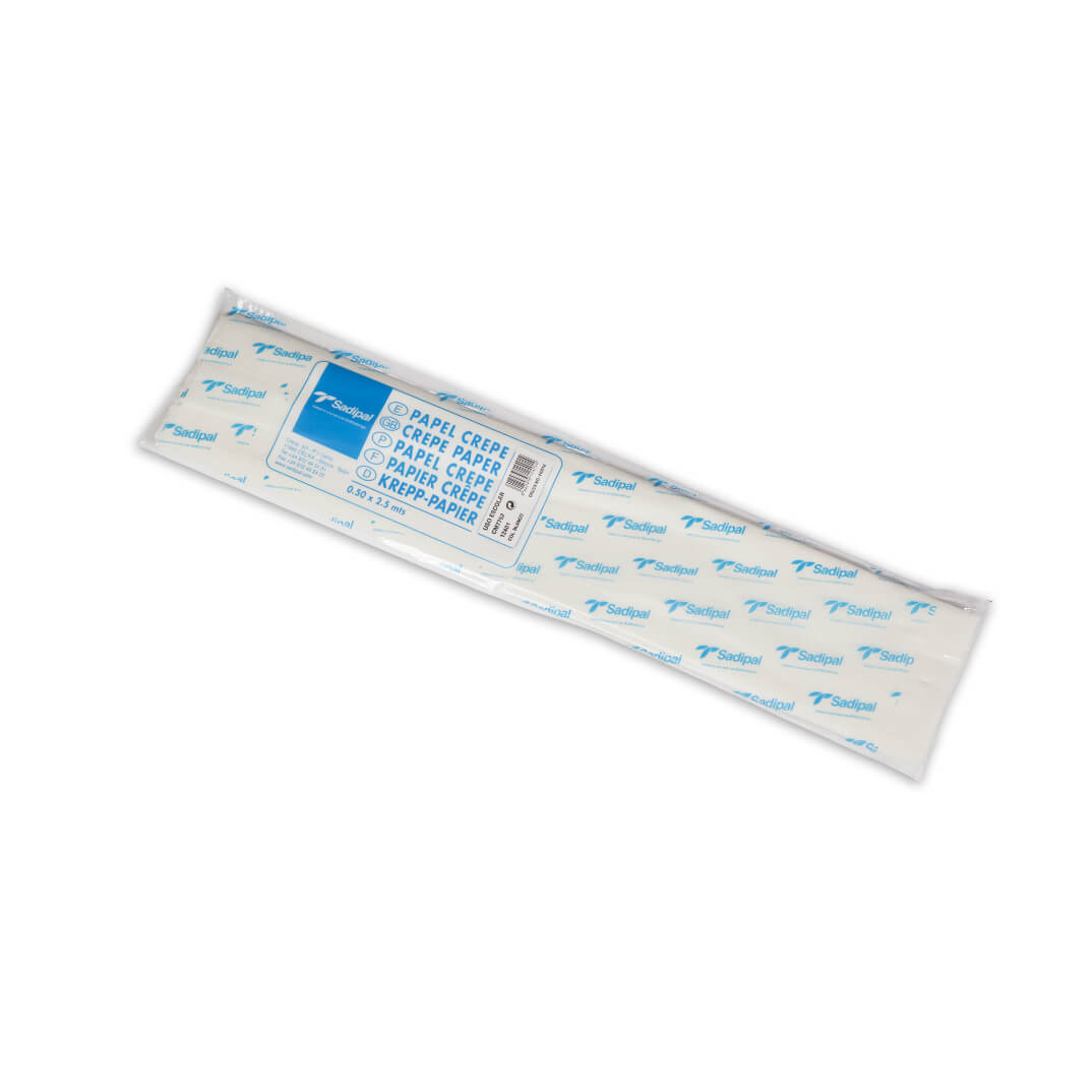 Rollo papel crepe blanco 50 x 250cm