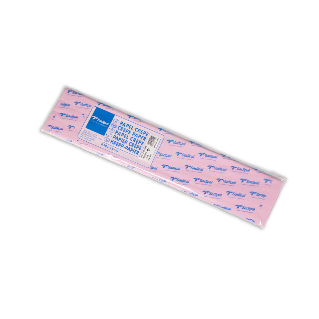 Rotllo Paper crepe rosa 50 x 250cm