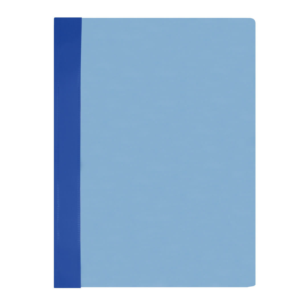 Dossier fàstener A4 tira completa blau