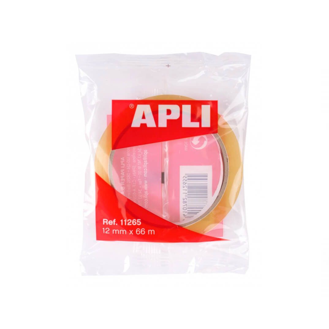 Cinta adhesiva 12mm x 66m transparent