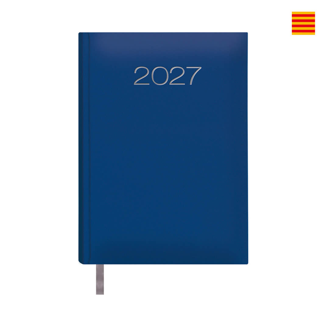 Agenda Dohe Lisboa D/P Català 14x20cm blau