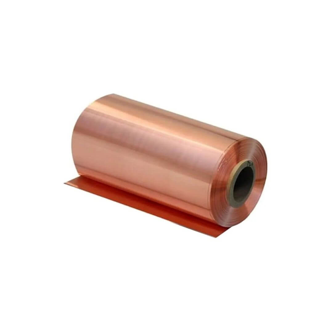 Papel de aluminio cobre 0.5 x 10 metros