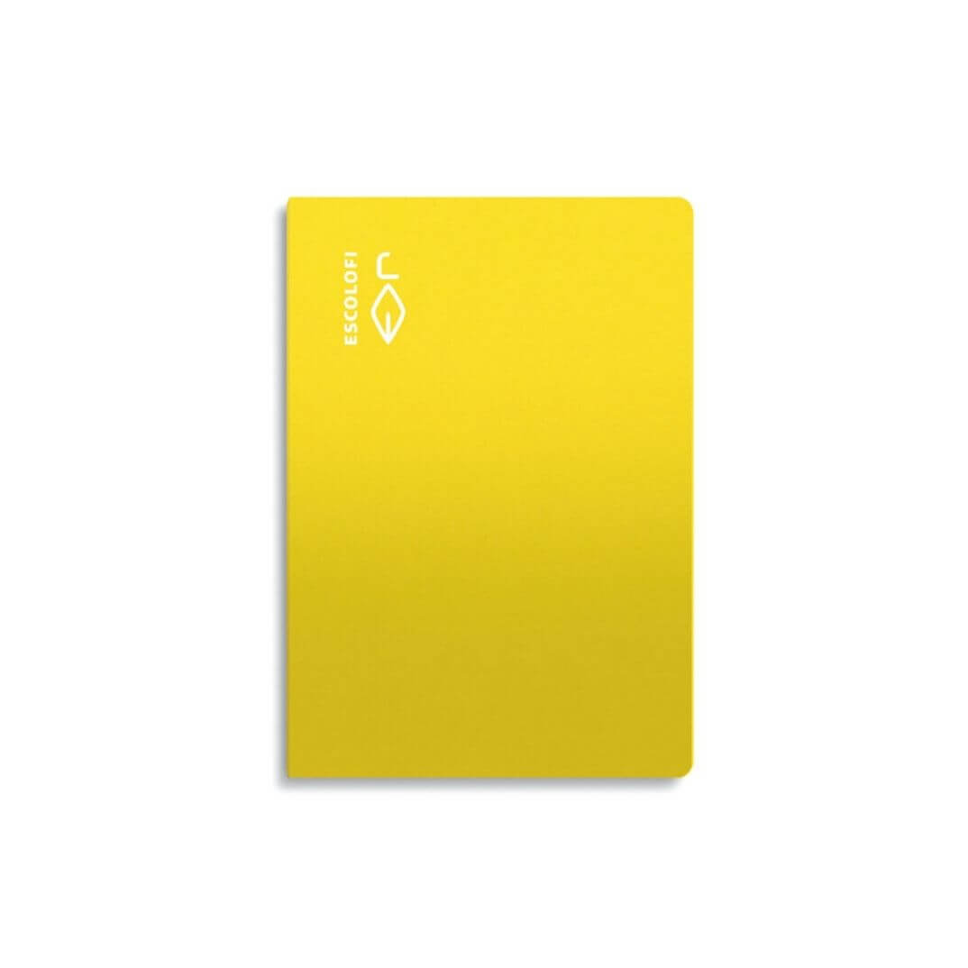 Libreta Escolofi A4 liso 50 hojas 70g amarillo