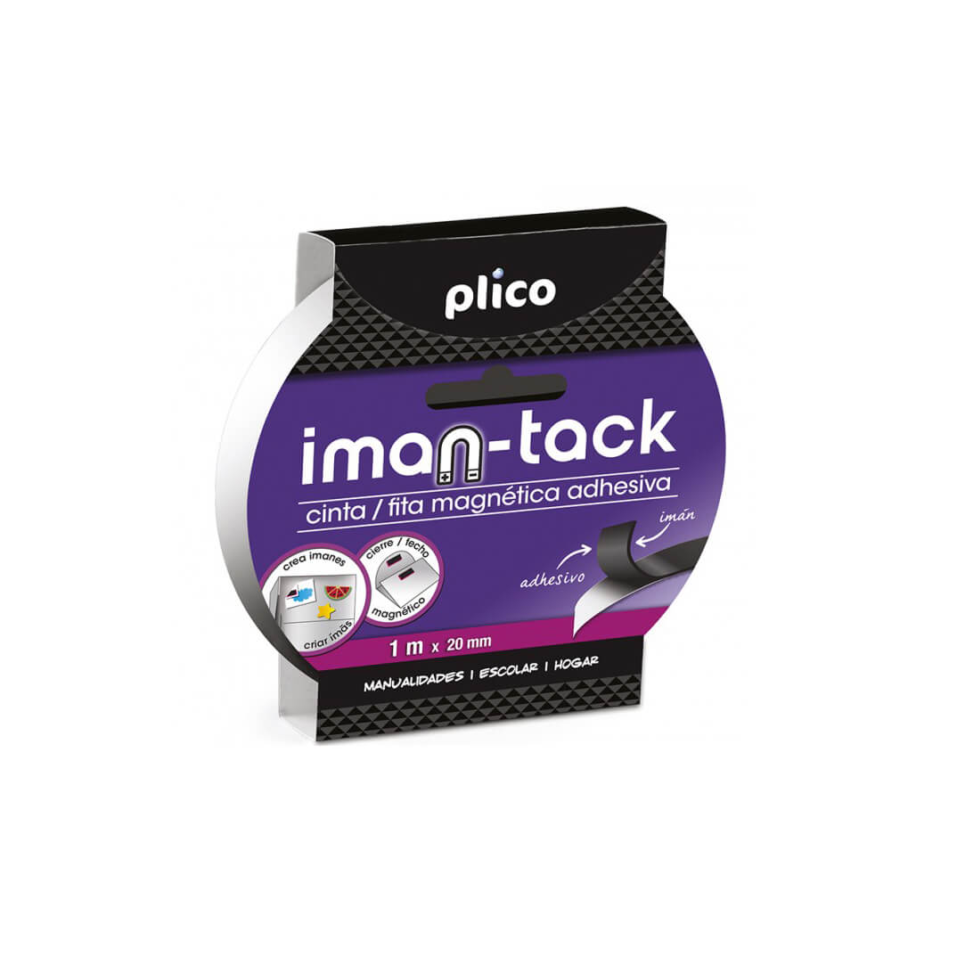 Cinta mágnetica Plico adhesiva 1m x 20mm