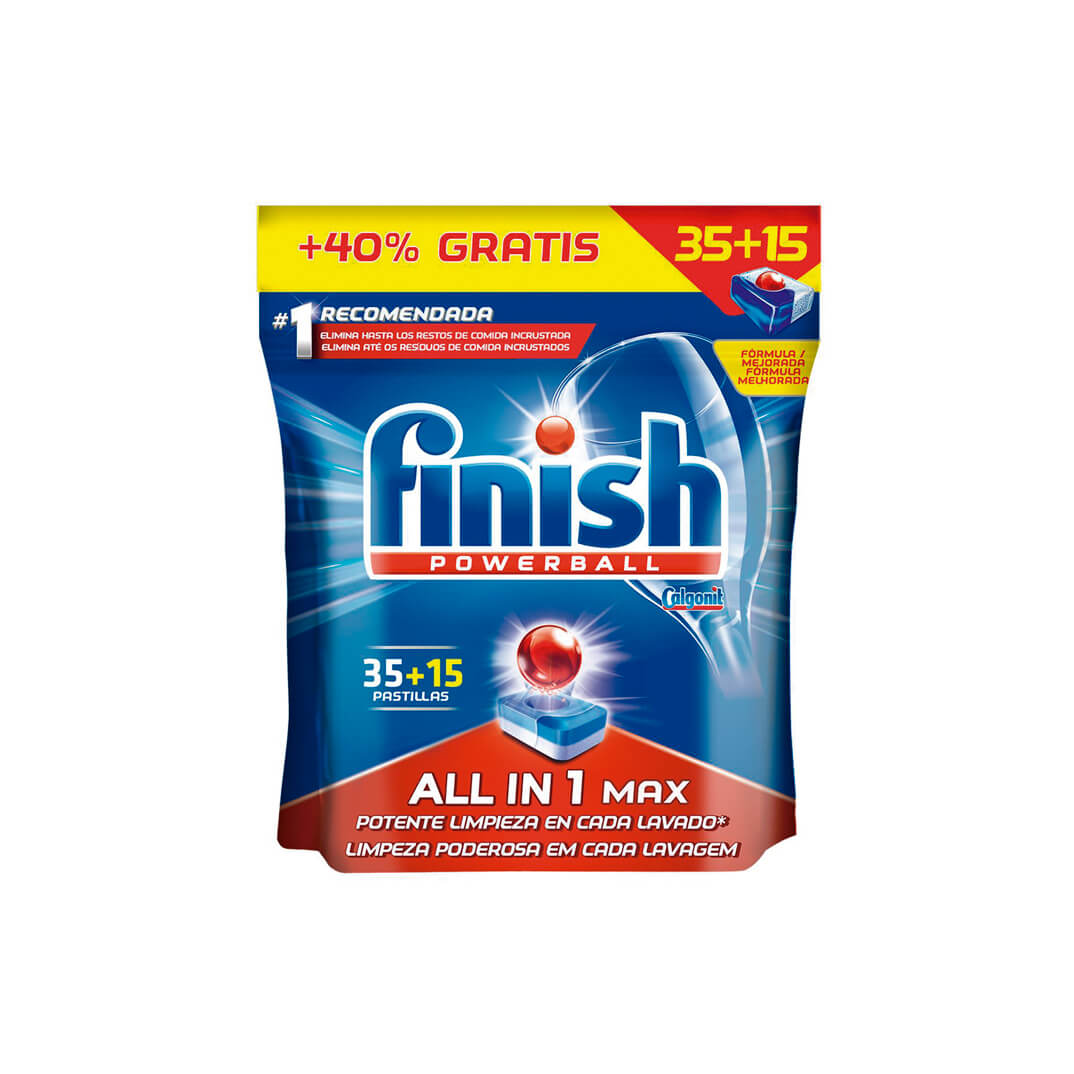 Finish PowerBall Calgonit 35+15 pastillas