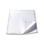 Caja papel continuo blanco 11x24 3 tantos 1200h