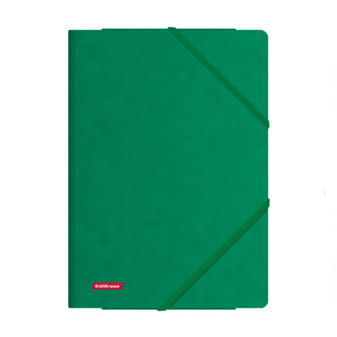 Carpeta gomes polipropilè verda A4