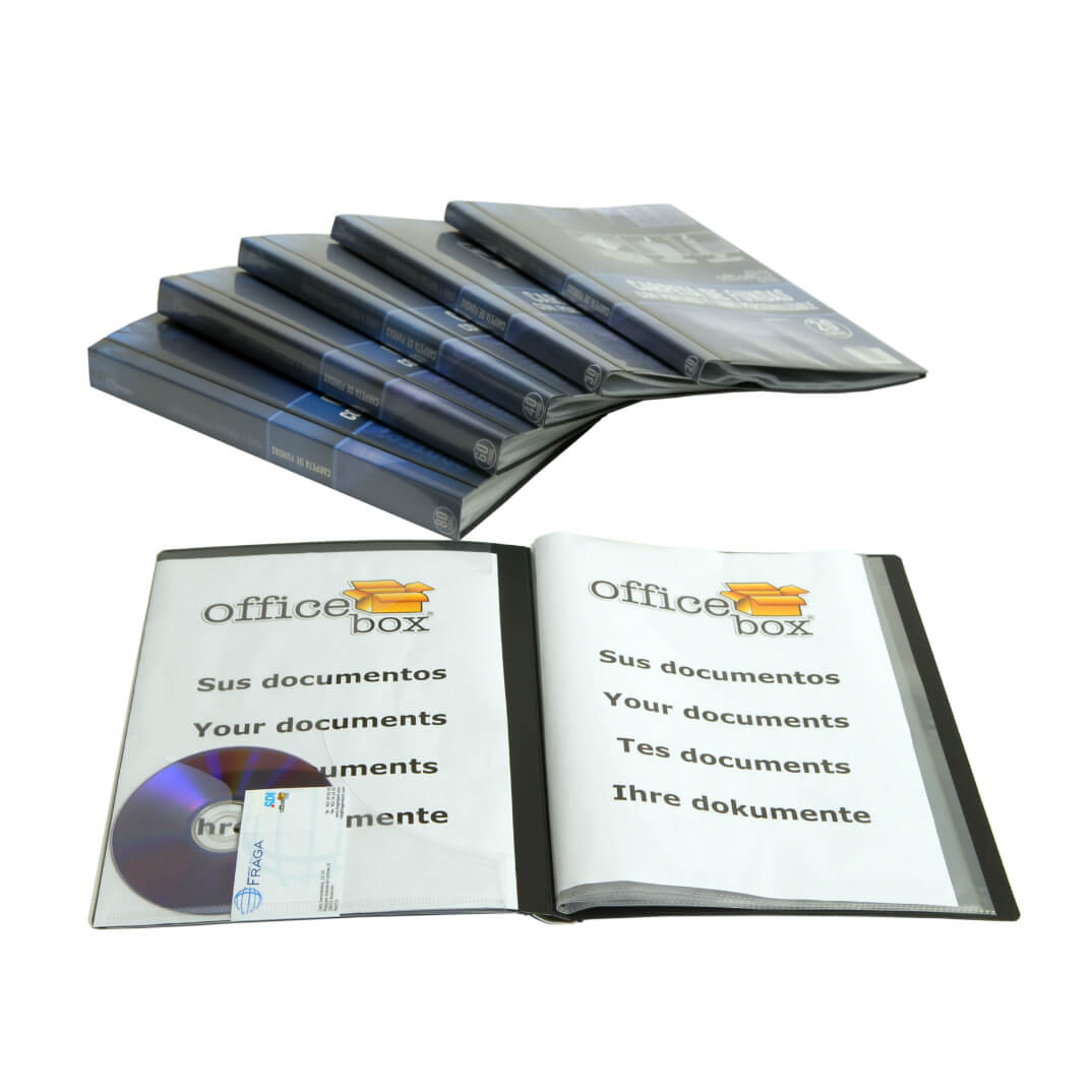 Carpeta 60 fundas personalizable hfp