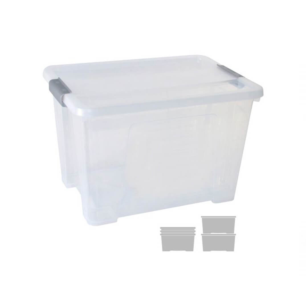 Caja almacenaje con tapa Archivo 2000 20 litros