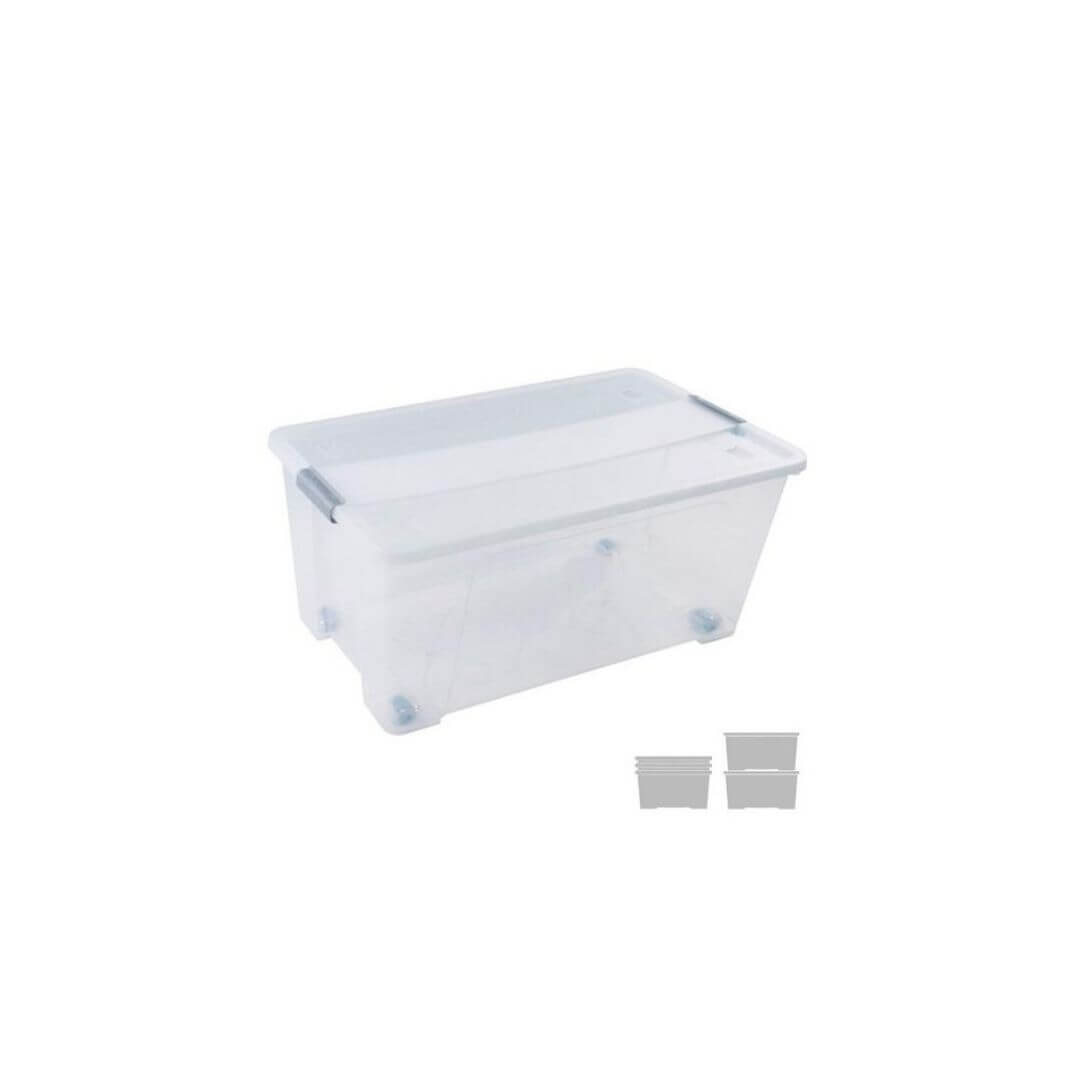Caja almacenaje con tapa Archivo 2000 61 litros