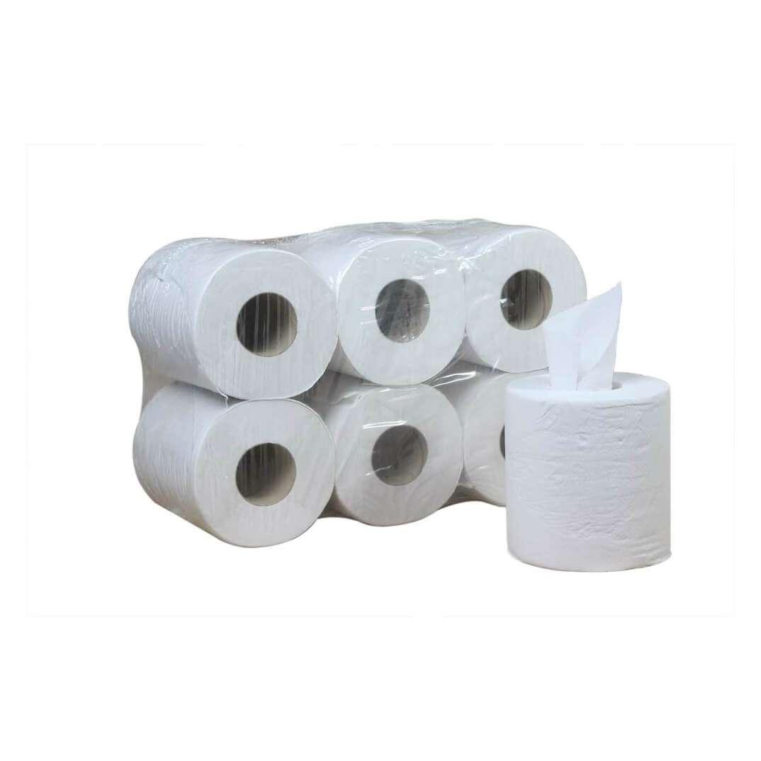 Pack 6 rollos papel secamanos 2c xtrasec 21,5x20