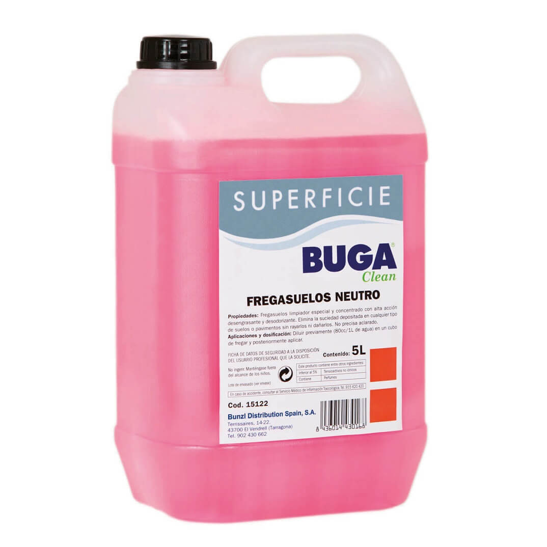 Garrafa fregaterres neutre Buga 5 litros