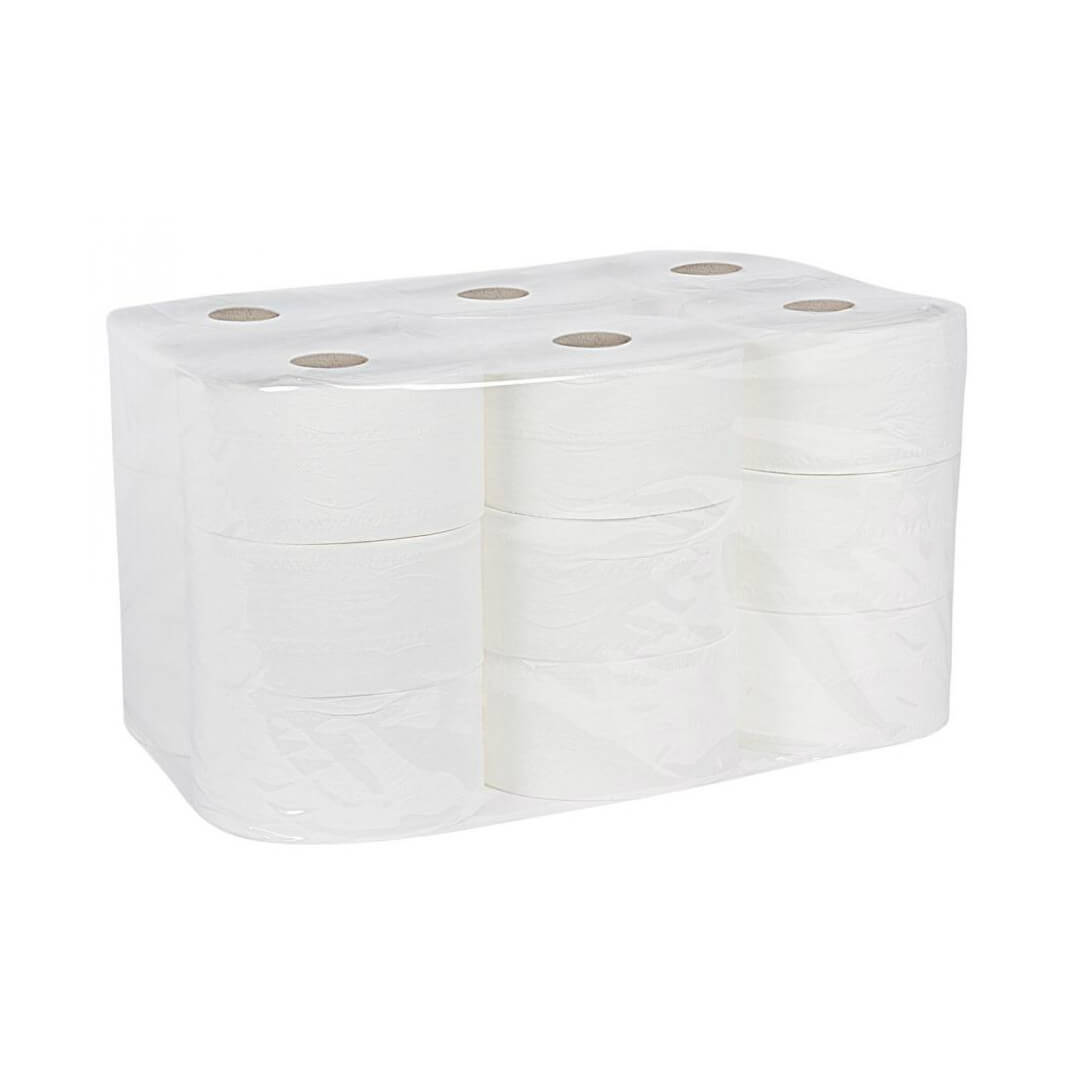 Saco 18 rollos extra 2 hojas 180m papel higiénico