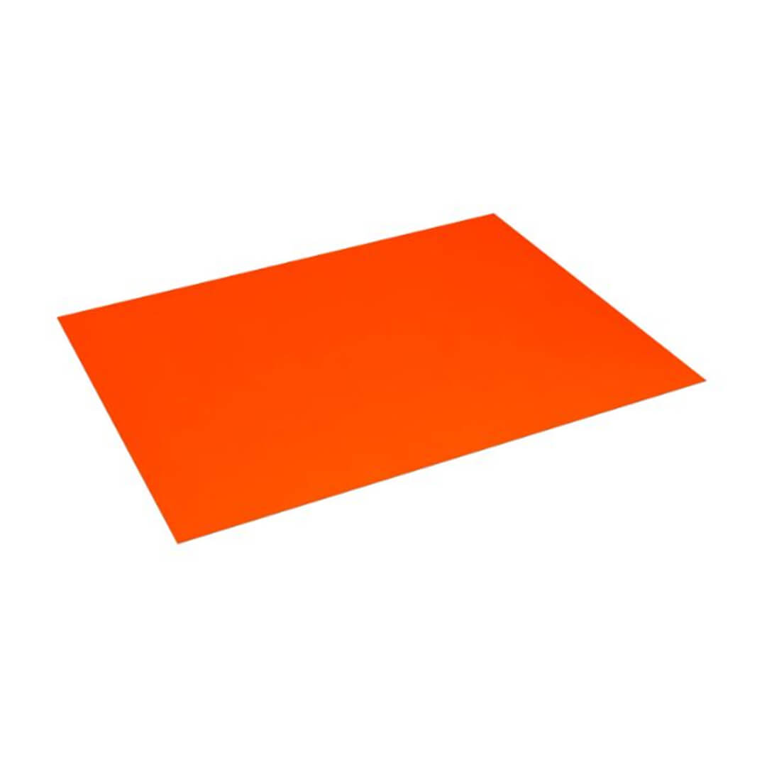Pack 25 cartulinas fabrisa 50x65cm 180g naranja
