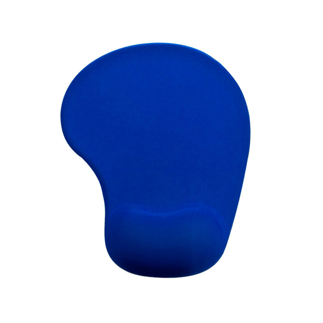 Alfombrilla reposamuñecas ratón gel color azul